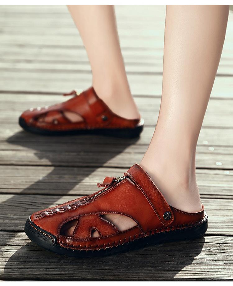 Summer Leather Sandals