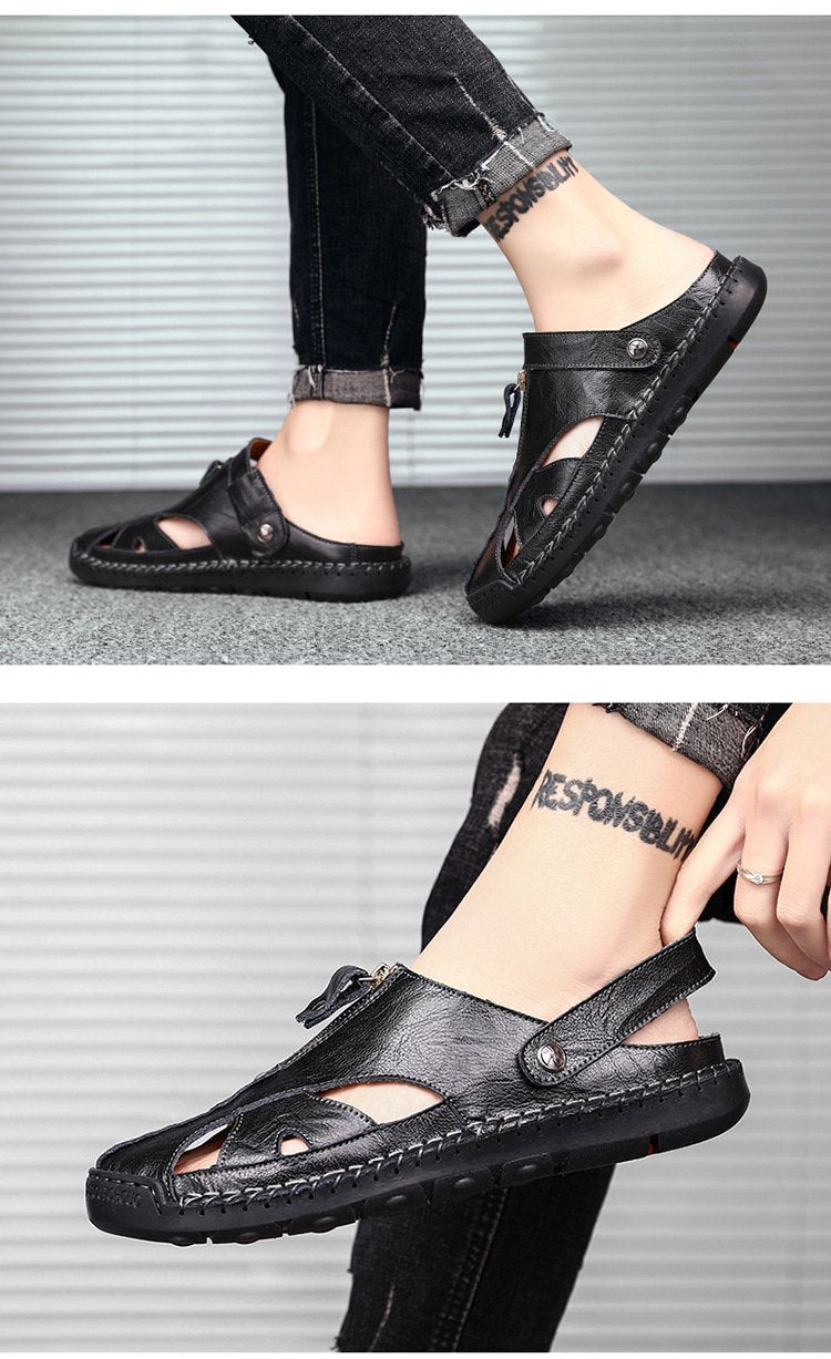 Summer Leather Sandals