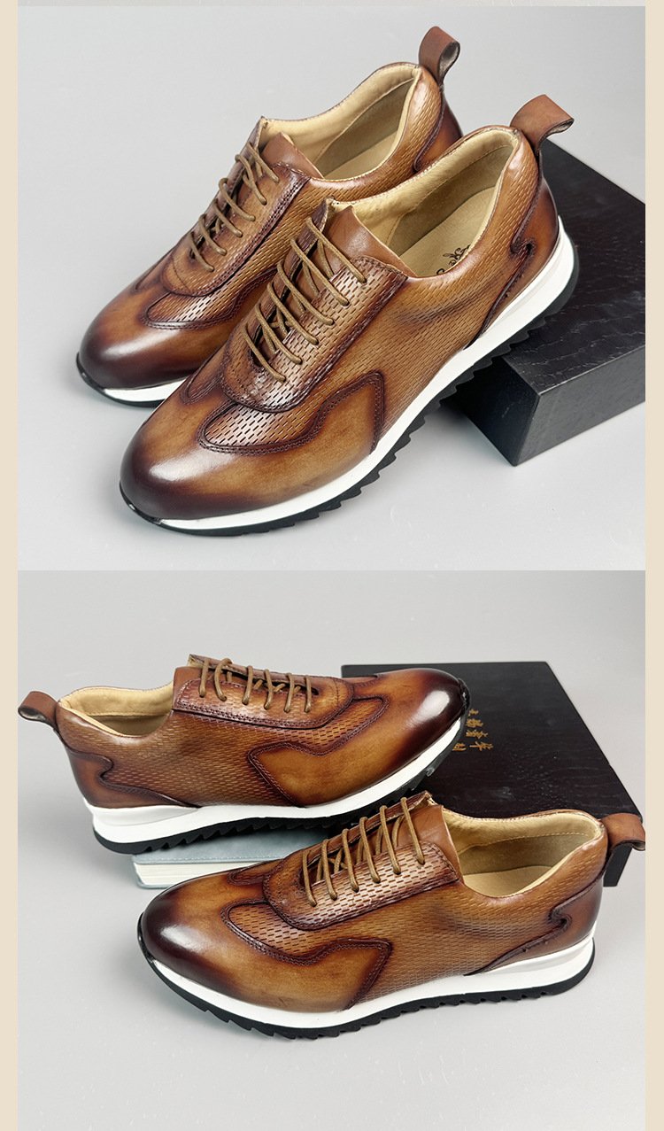 New Leather Retro Fashion Gump Shoes