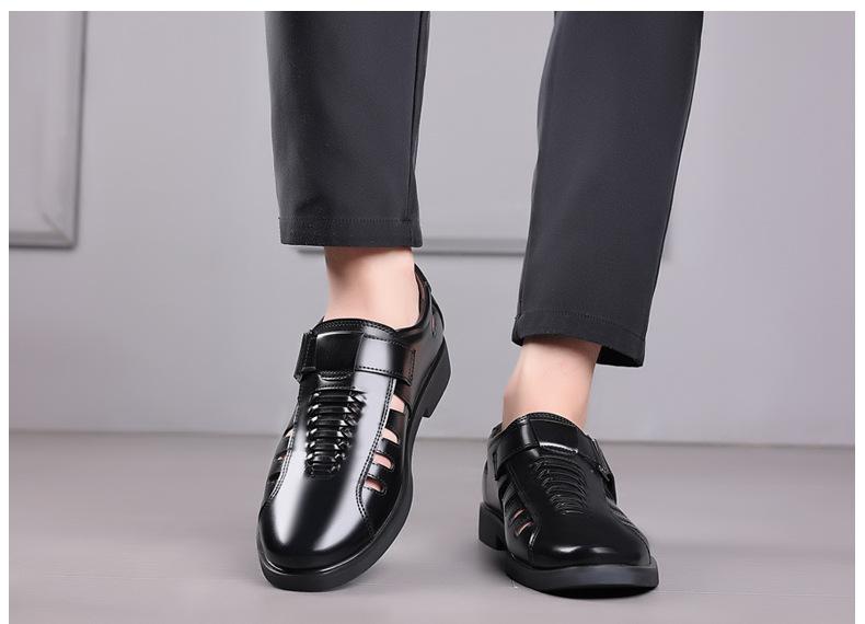Casual Business Hollowed Out Leather Shoes