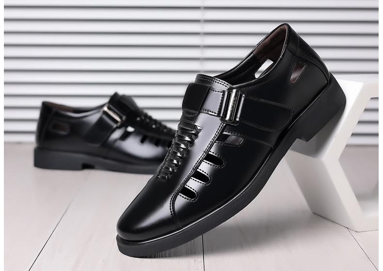 Casual Business Hollowed Out Leather Shoes