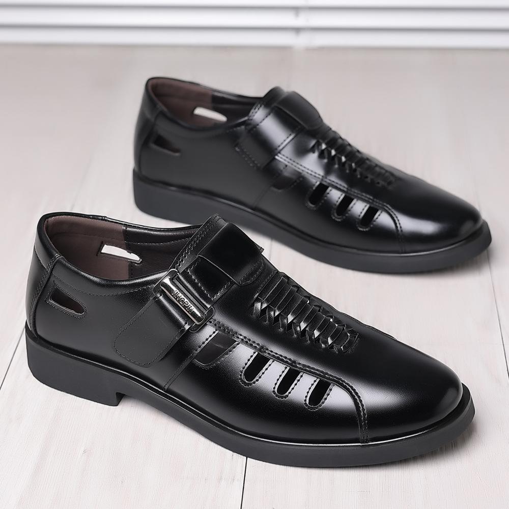Casual Business Hollowed Out Leather Shoes
