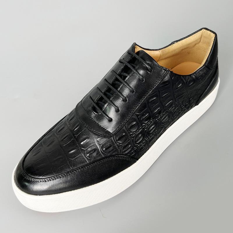 Crocodile Print Casual Board Shoes