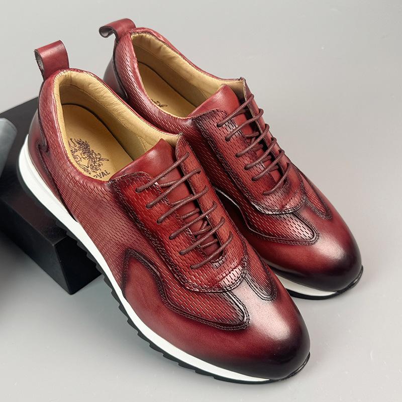 New Leather Retro Fashion Gump Shoes