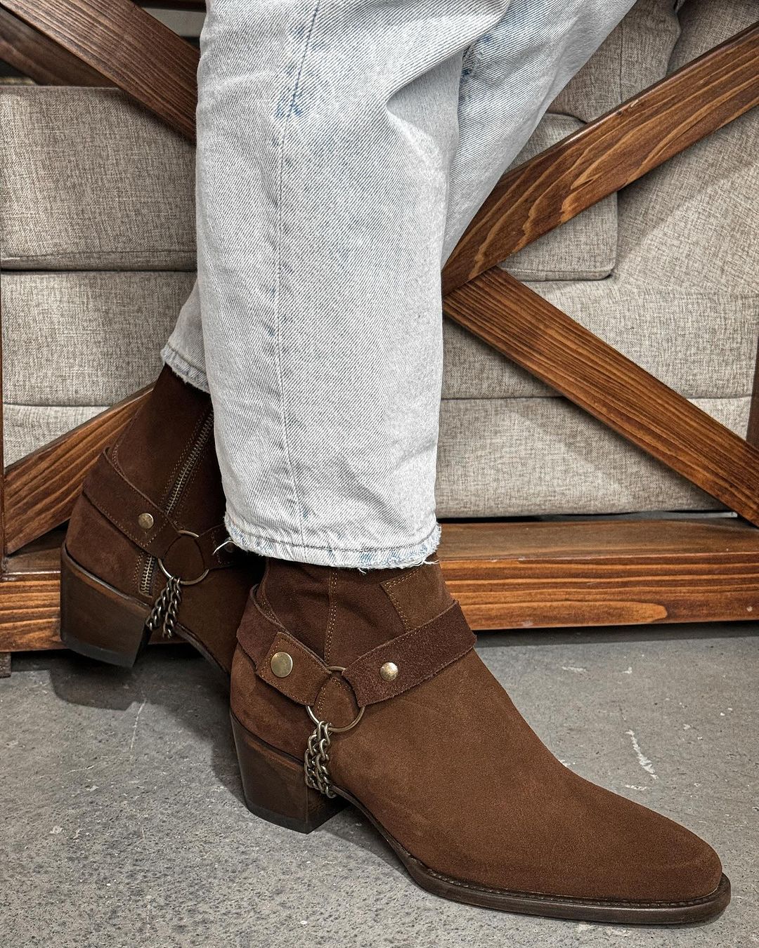 Men's Fashion Chain Boots