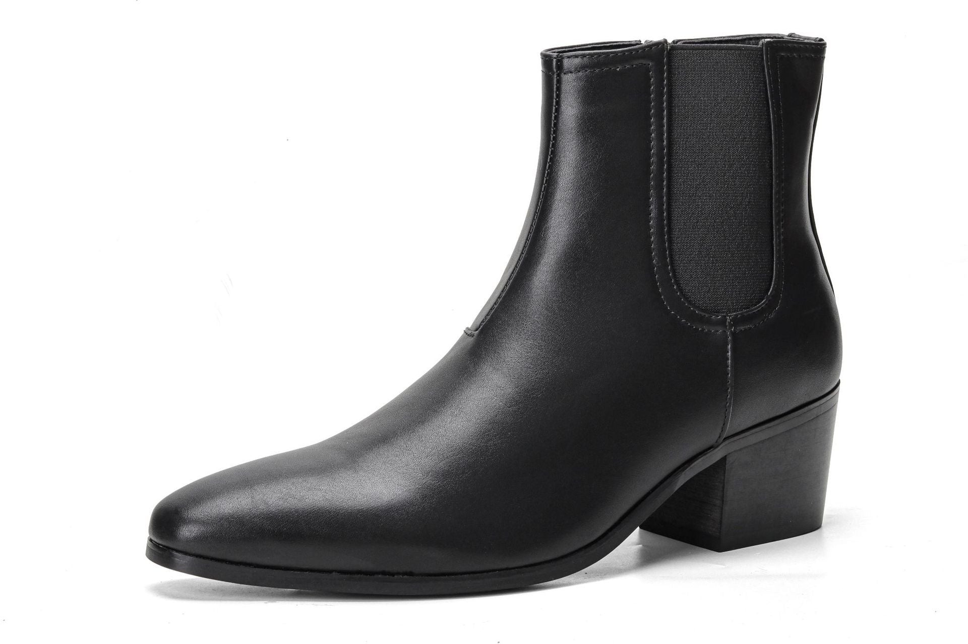 Men's Height Increasing Shoes Chelsea Ankle Boots