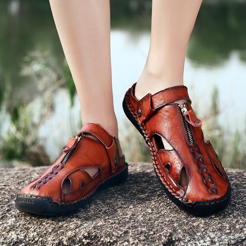 Summer Leather Sandals