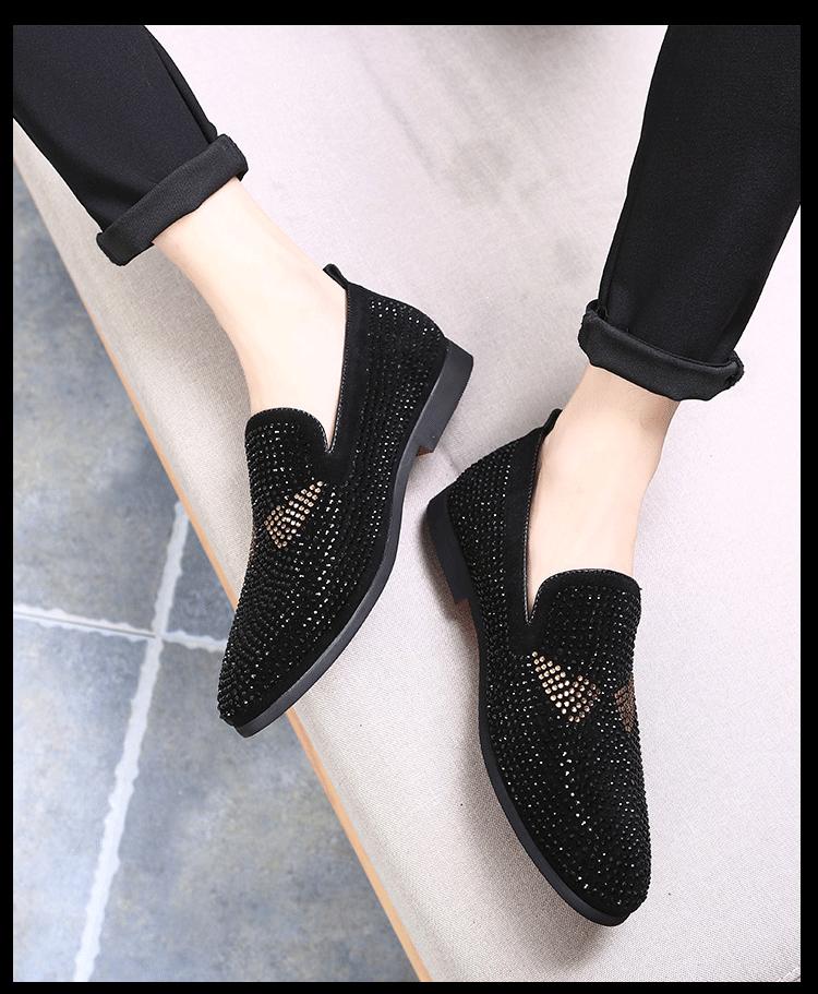 Men's Monster Rhinestone Loafers