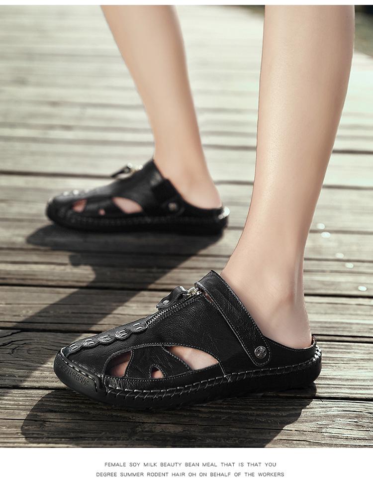 Summer Leather Sandals