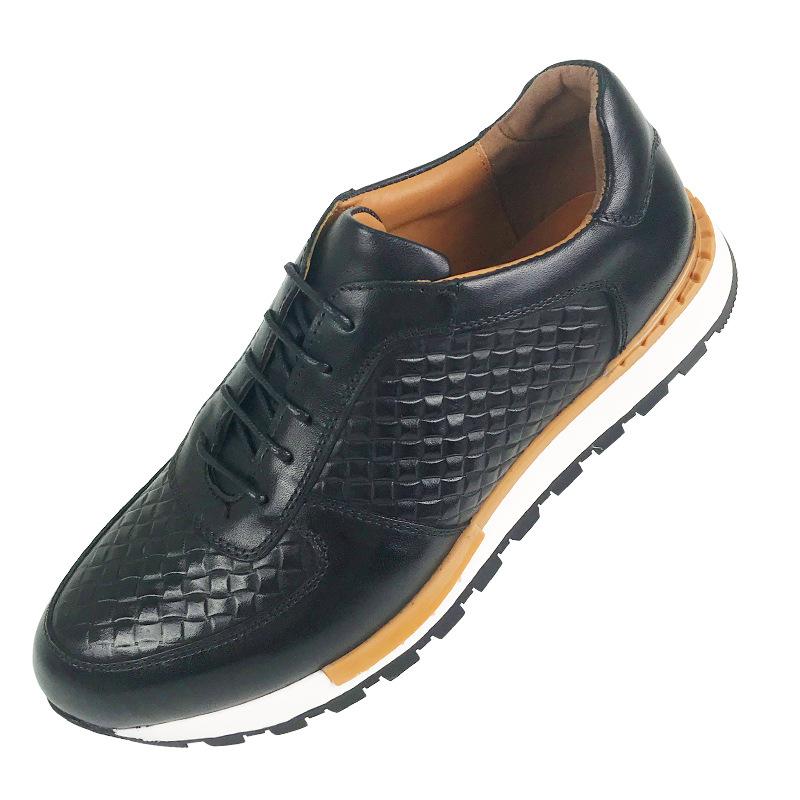 Braided Cowhide Business Shoes