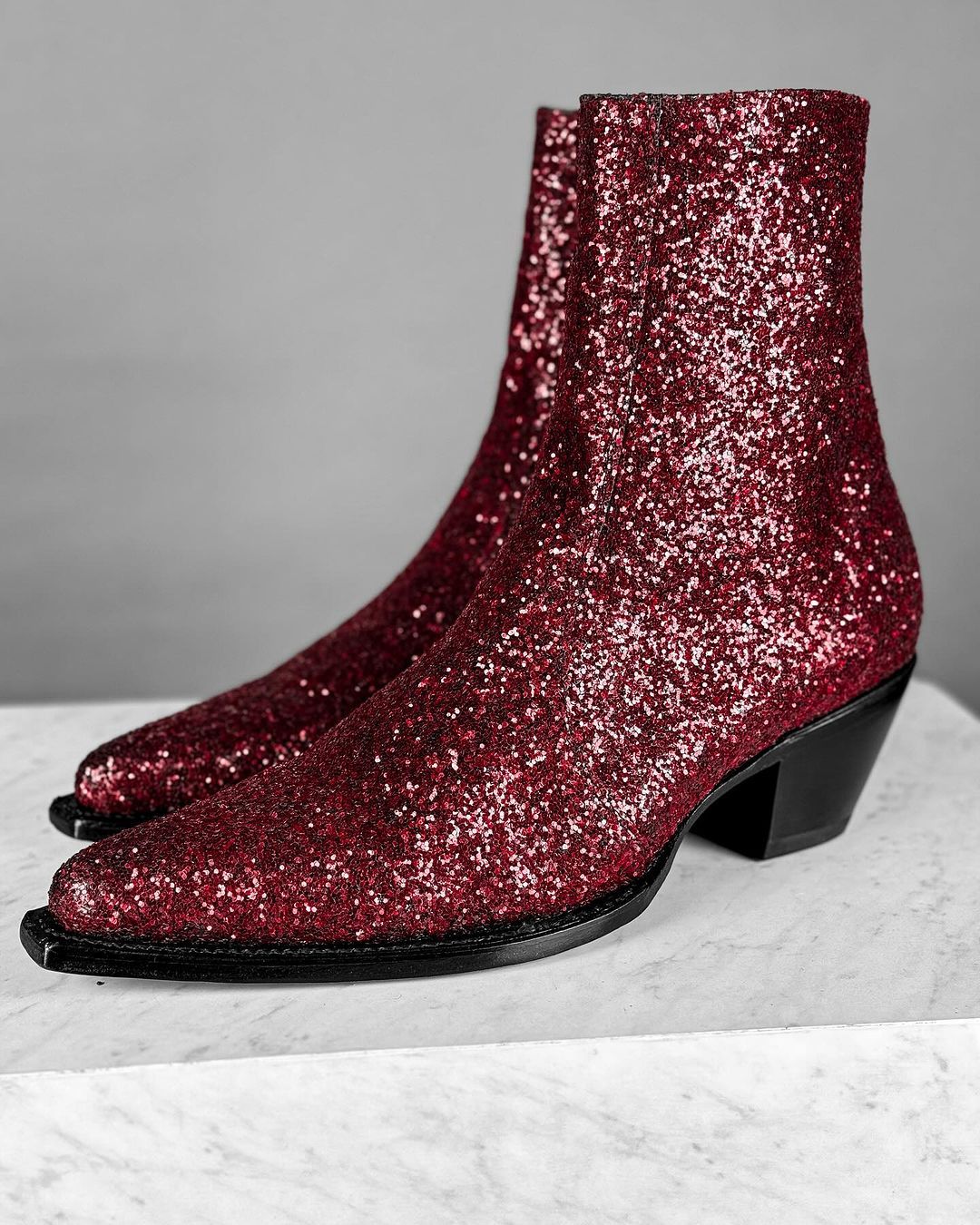 Men's Sequin Boots