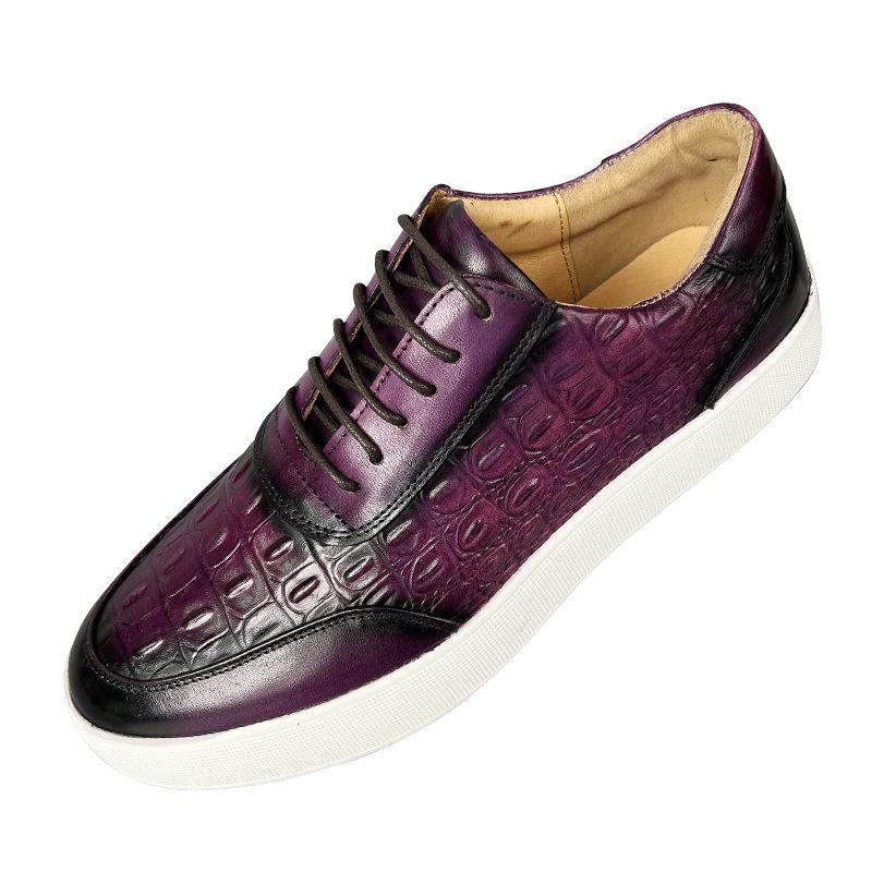 Crocodile Print Casual Board Shoes
