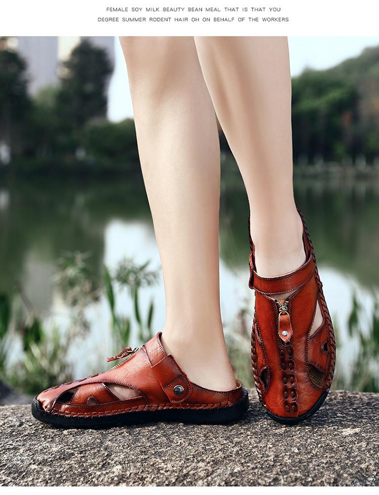 Summer Leather Sandals