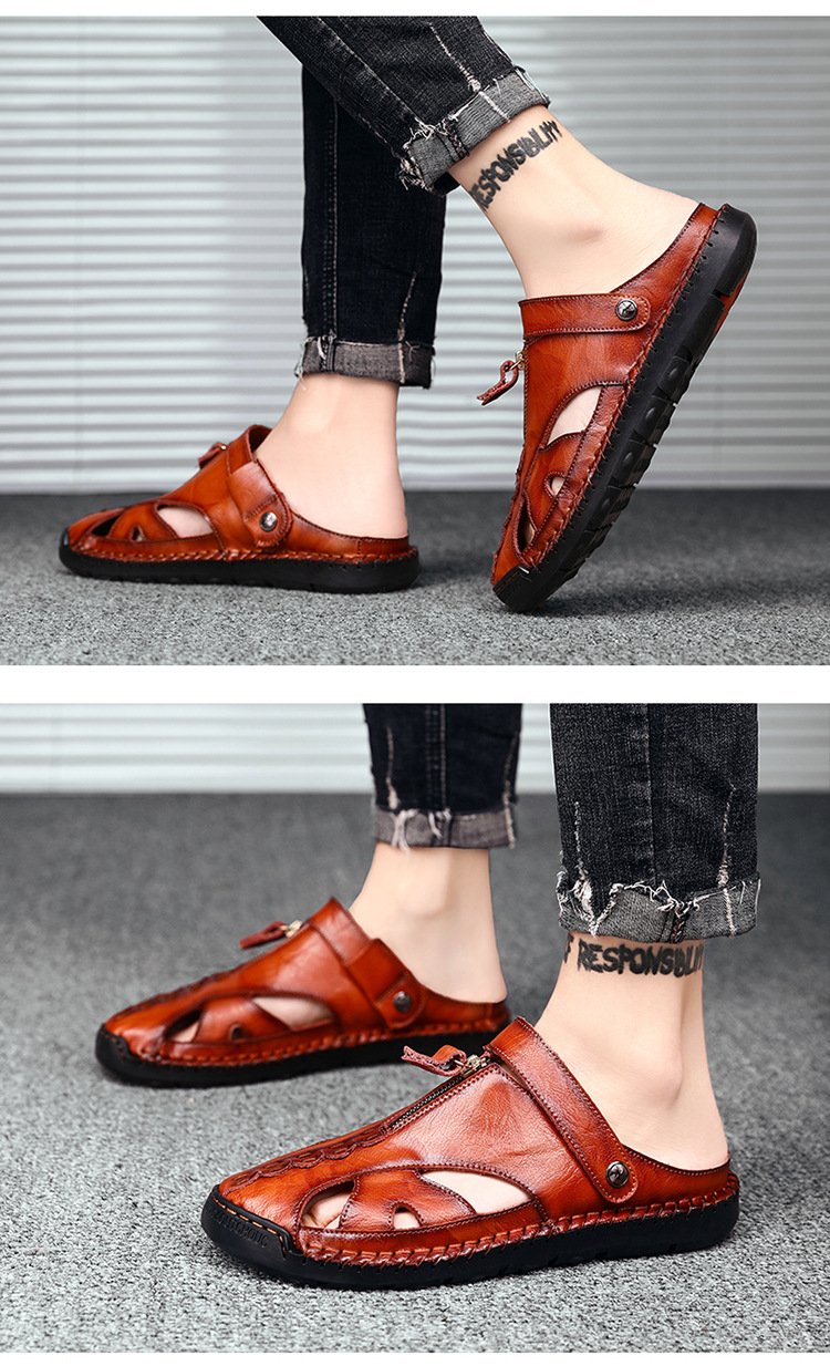 Summer Leather Sandals