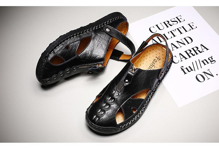 Summer Leather Sandals