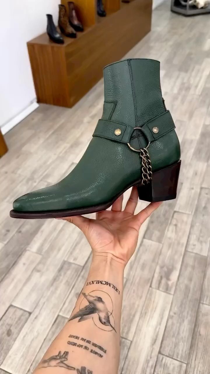 Men's Fashion Chain Boots