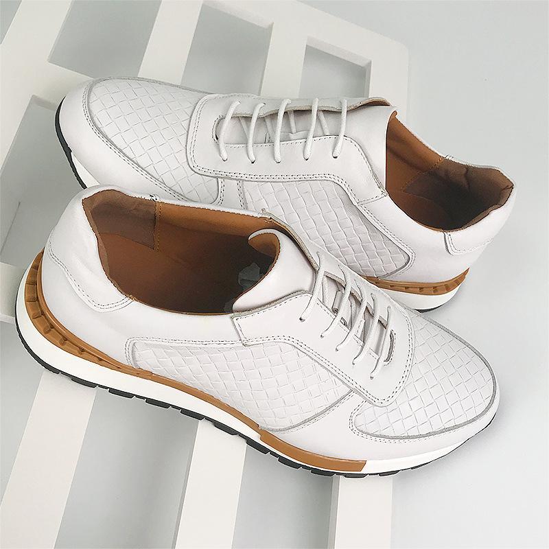 Braided Cowhide Business Shoes