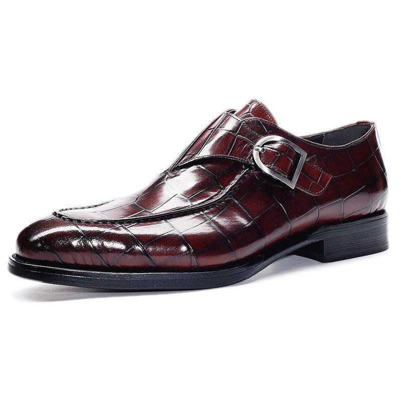 Men's Square Toe Buckle Munk Shoes(Two pairs free shipping)