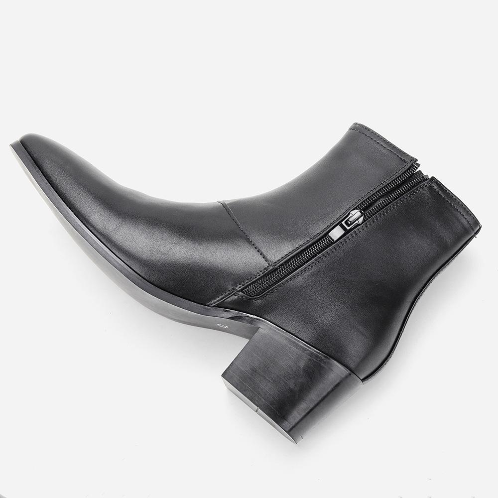 Men's Height Increasing Shoes Chelsea Ankle Boots