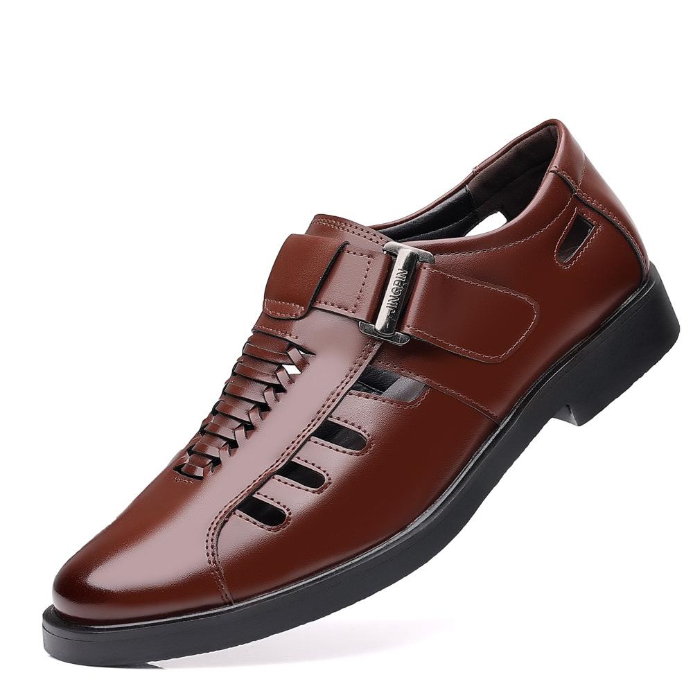 Casual Business Hollowed Out Leather Shoes