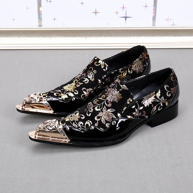 Iron Head Casual Leather Shoes