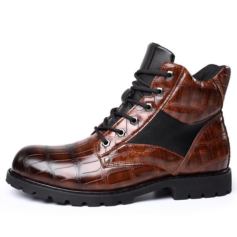 Fashion Men's Mid Boots Martin Boots