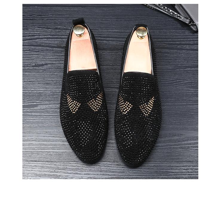 Men's Monster Rhinestone Loafers
