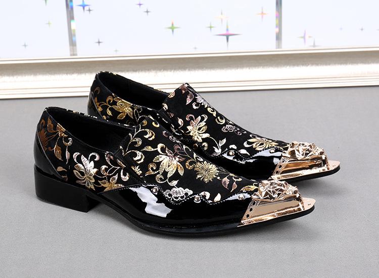 Iron Head Casual Leather Shoes
