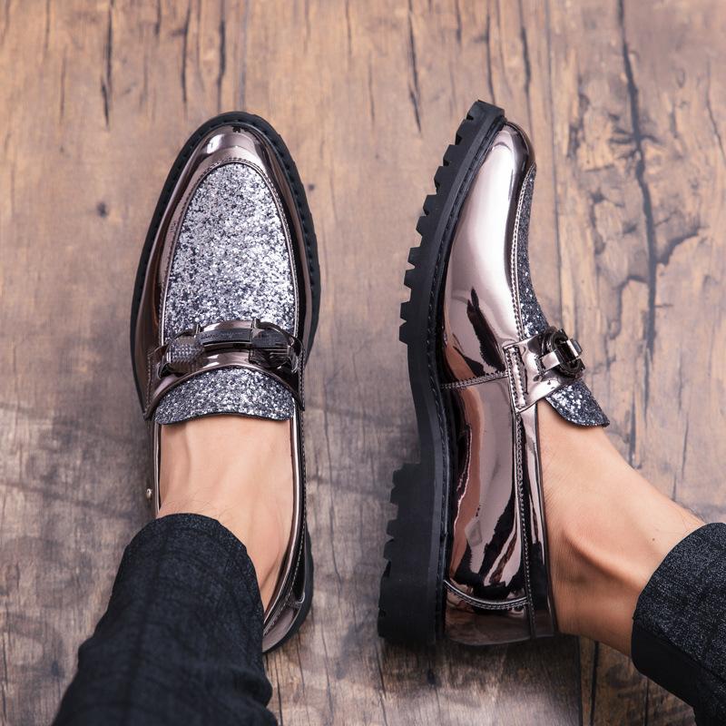 Sequin Shoes Business Formal Leather Shoes