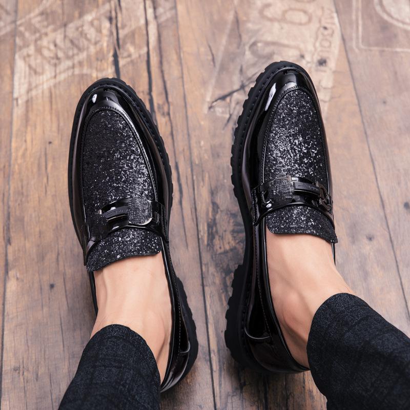 Sequin Shoes Business Formal Leather Shoes