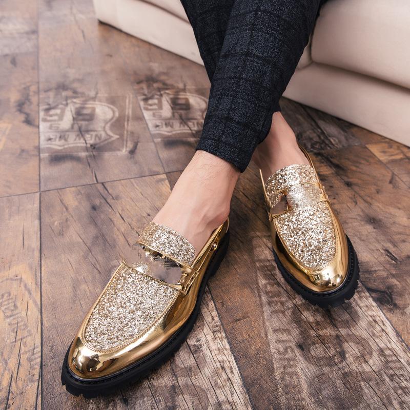 Sequin Shoes Business Formal Leather Shoes