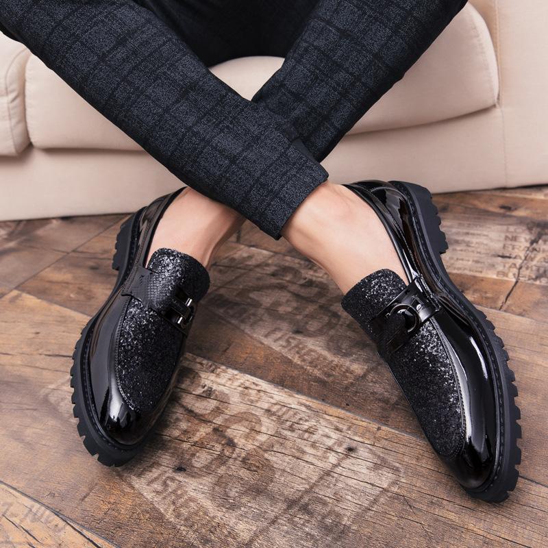 Sequin Shoes Business Formal Leather Shoes