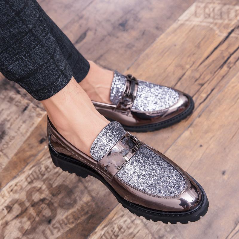 Sequin Shoes Business Formal Leather Shoes