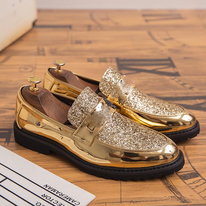 Sequin Shoes Business Formal Leather Shoes