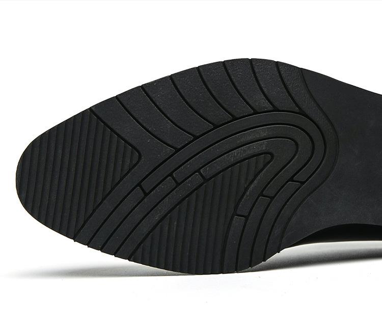 Ostrich Print Lace-Up Derby Shoes