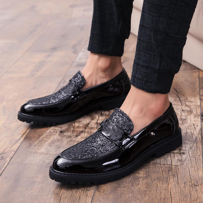 Sequin Shoes Business Formal Leather Shoes