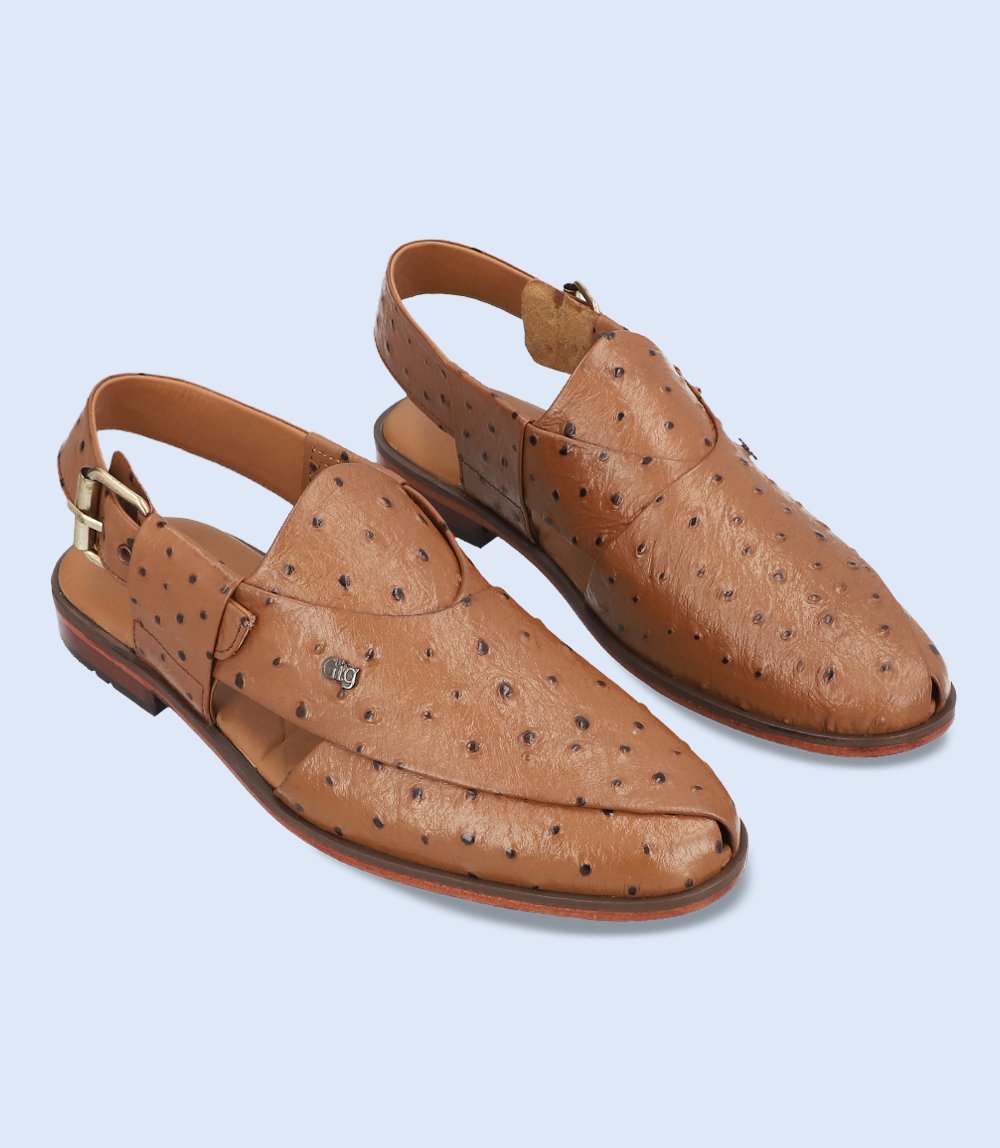 BURGNDY-Men Peshawari's Shoes