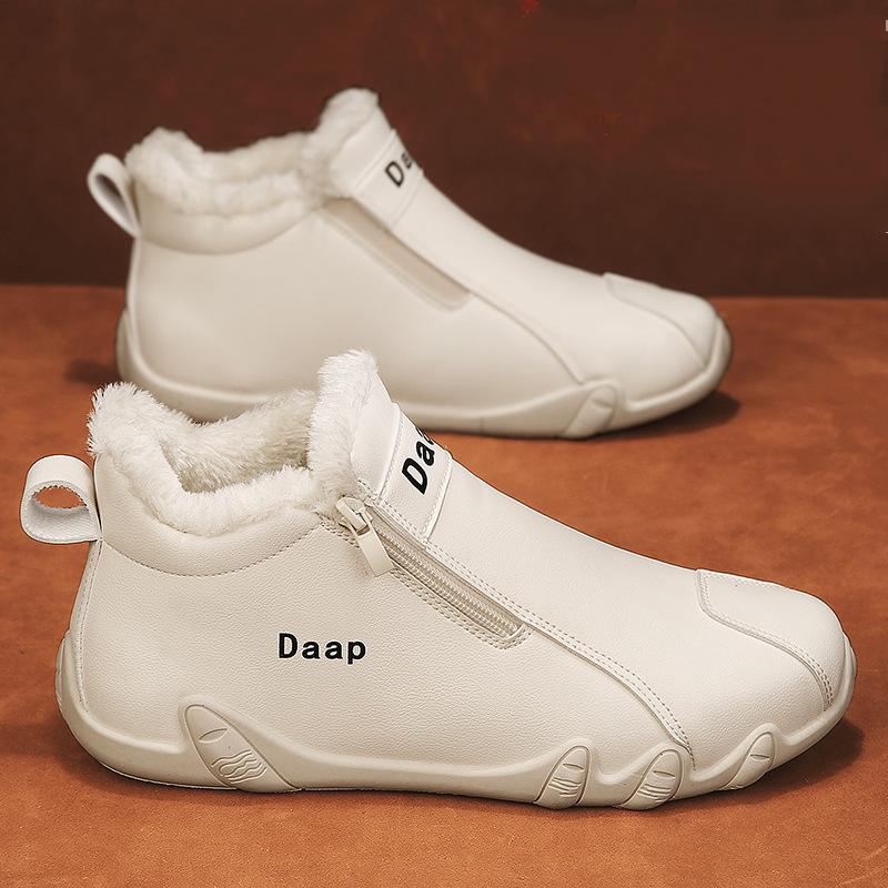 Men's Padded Leather Cowboy Boots