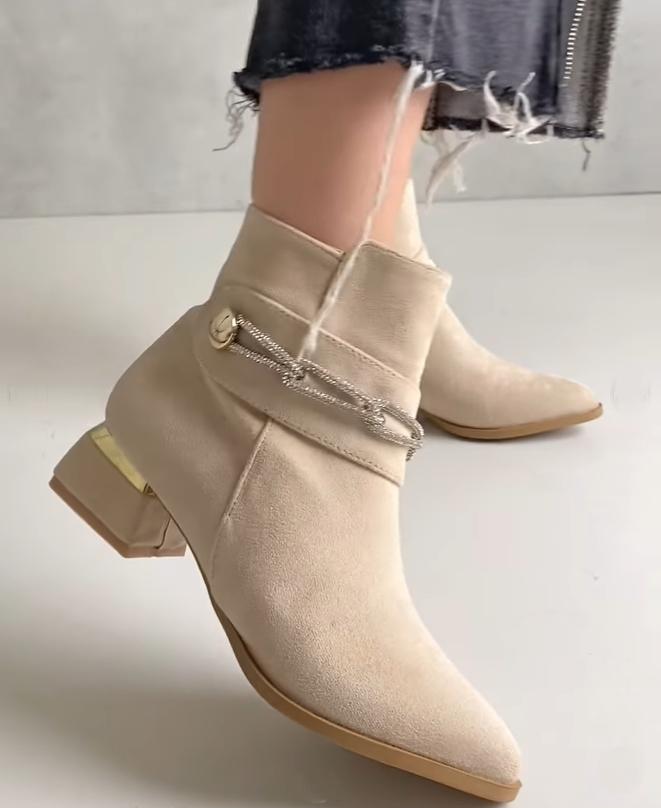 Women's Stylish Short Heeled Boots
