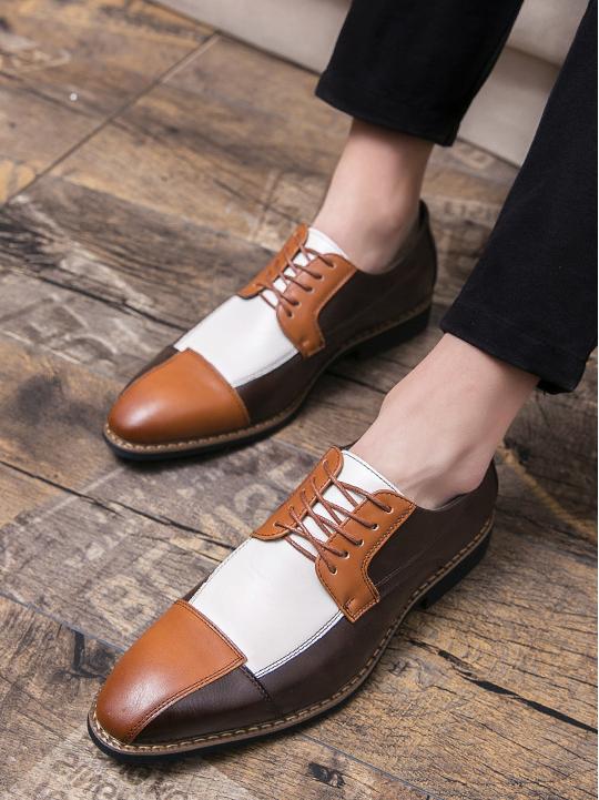 Bruno Marc Men's Tuxedo Dress Shoes Classic Formal Oxfords