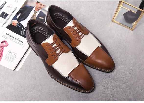 Bruno Marc Men's Tuxedo Dress Shoes Classic Formal Oxfords