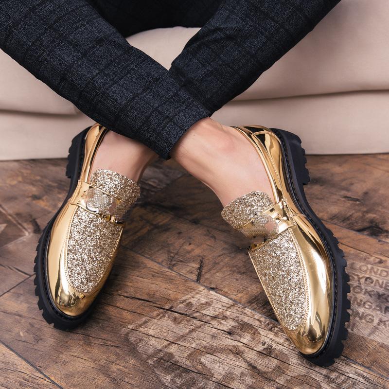 Sequin Shoes Business Formal Leather Shoes