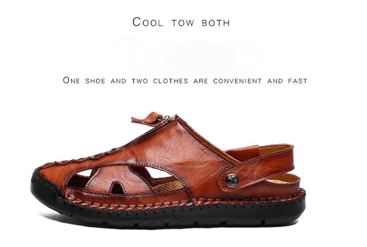 Summer Leather Sandals