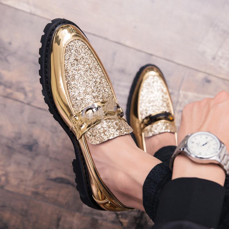 Sequin Shoes Business Formal Leather Shoes