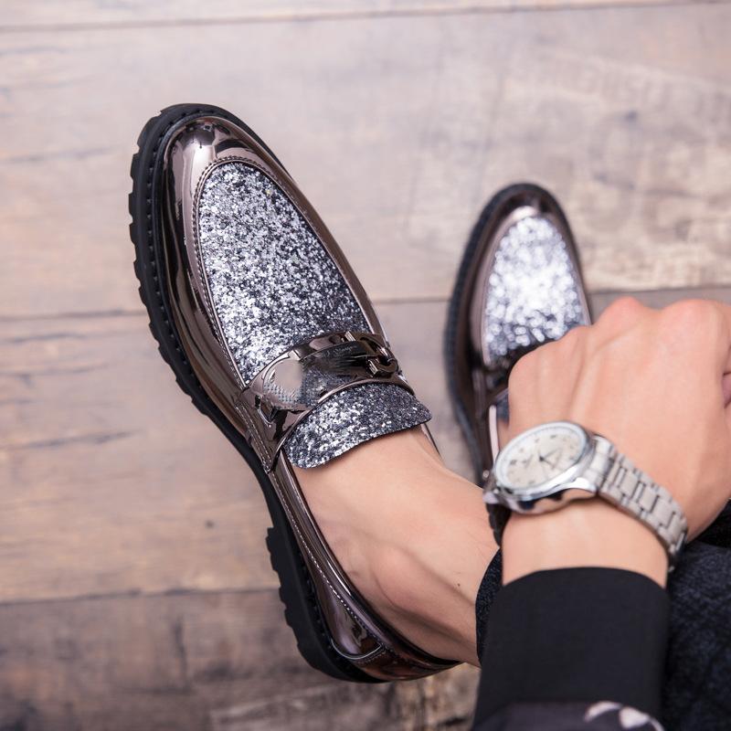 Sequin Shoes Business Formal Leather Shoes