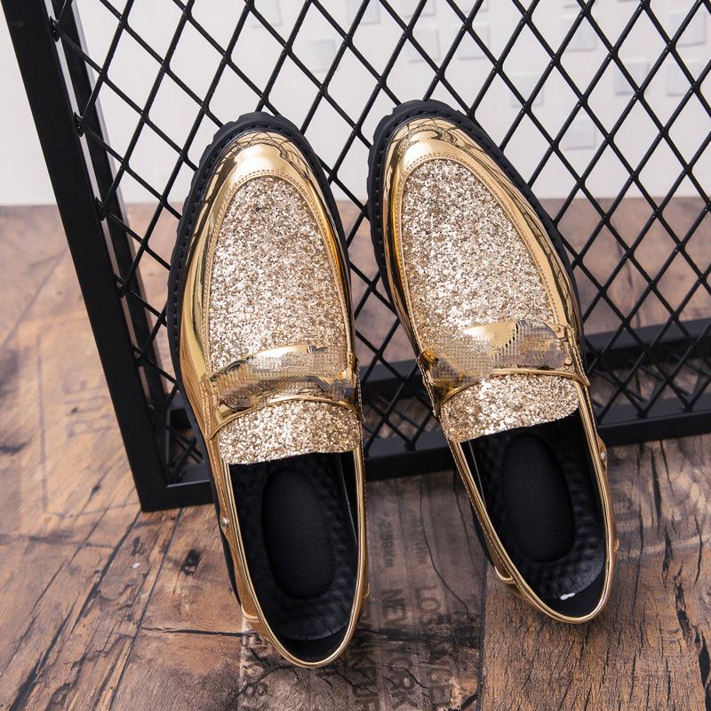 Sequin Shoes Business Formal Leather Shoes