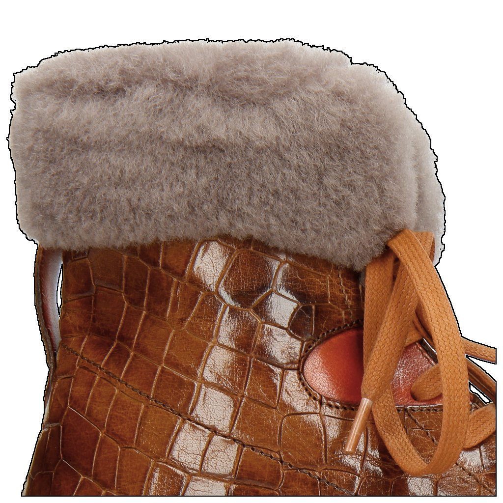 Brown Designer Fur Boots
