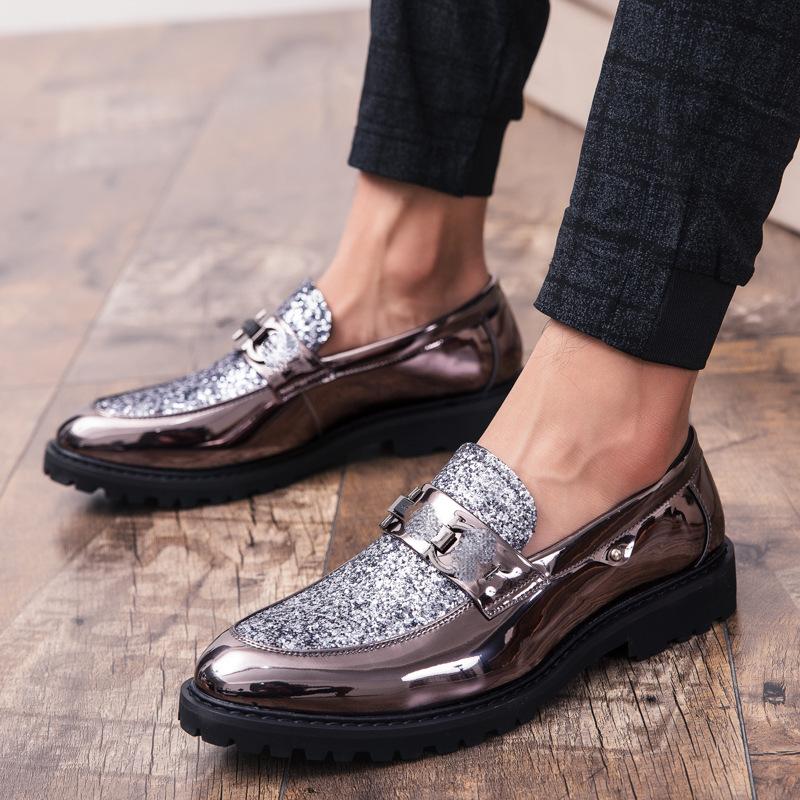 Sequin Shoes Business Formal Leather Shoes