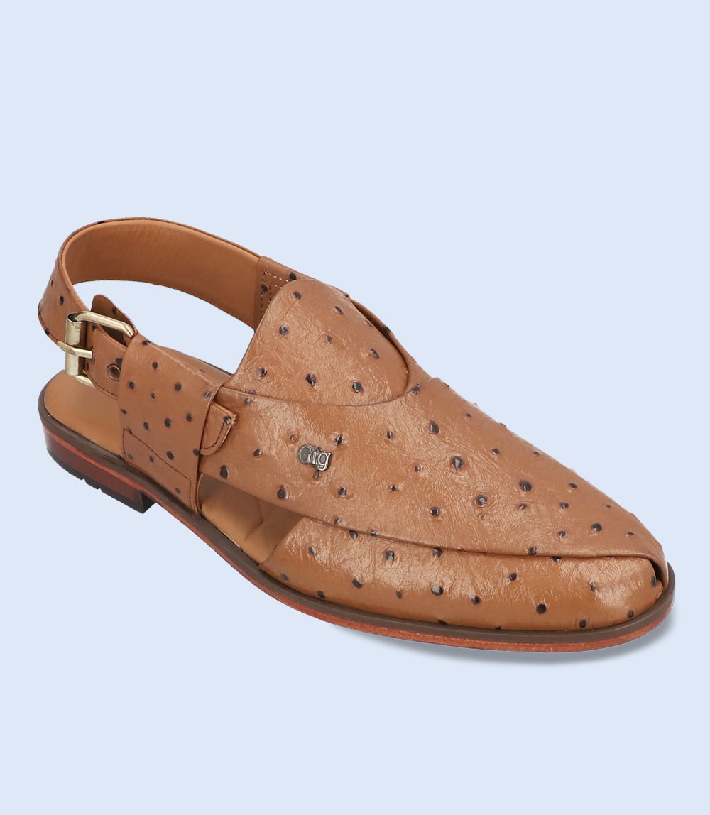 BURGNDY-Men Peshawari's Shoes