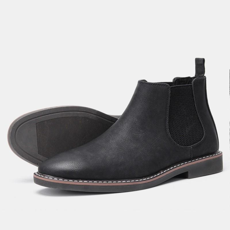 Men's British Vintage Chelsea Ankle Boots